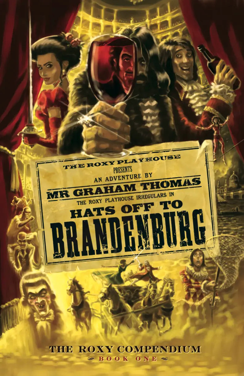 Book cover for Hats off to Brandenburg by Graham Thomas